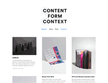 Tablet Screenshot of contentformcontext.com